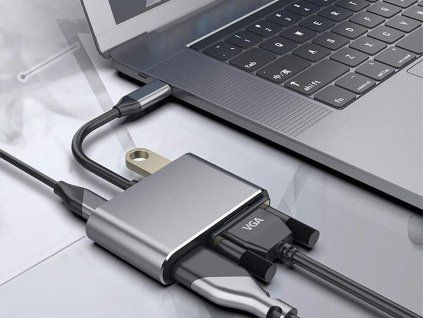 адаптер USB - C към HDMI 4K, VGA