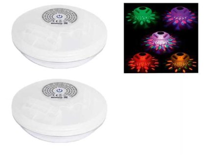 Очарователна плаваща LED светлина за басейн 2x