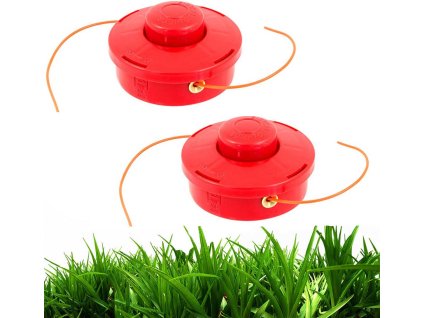 глава с струна за храстореза 2x