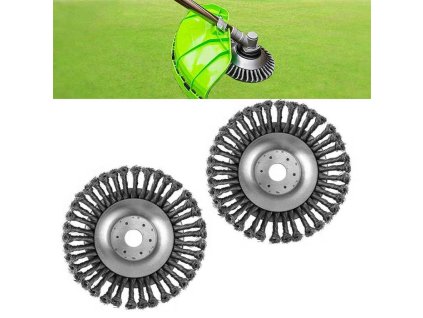 телена четка за храсторез стоманена 2x