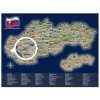 уникална скреч карта на Словашката република