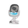 Stolný ventilátor so svetlom rgb