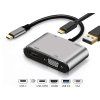 адаптер USB - C към HDMI 4K, VGA
