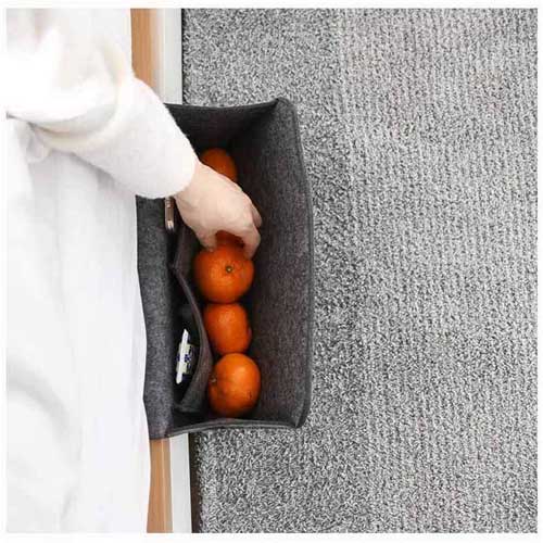 sivi organizator za krevet i sofu