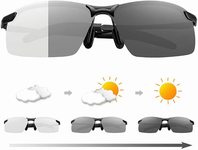 fotochromatické sluneční pánské brýle