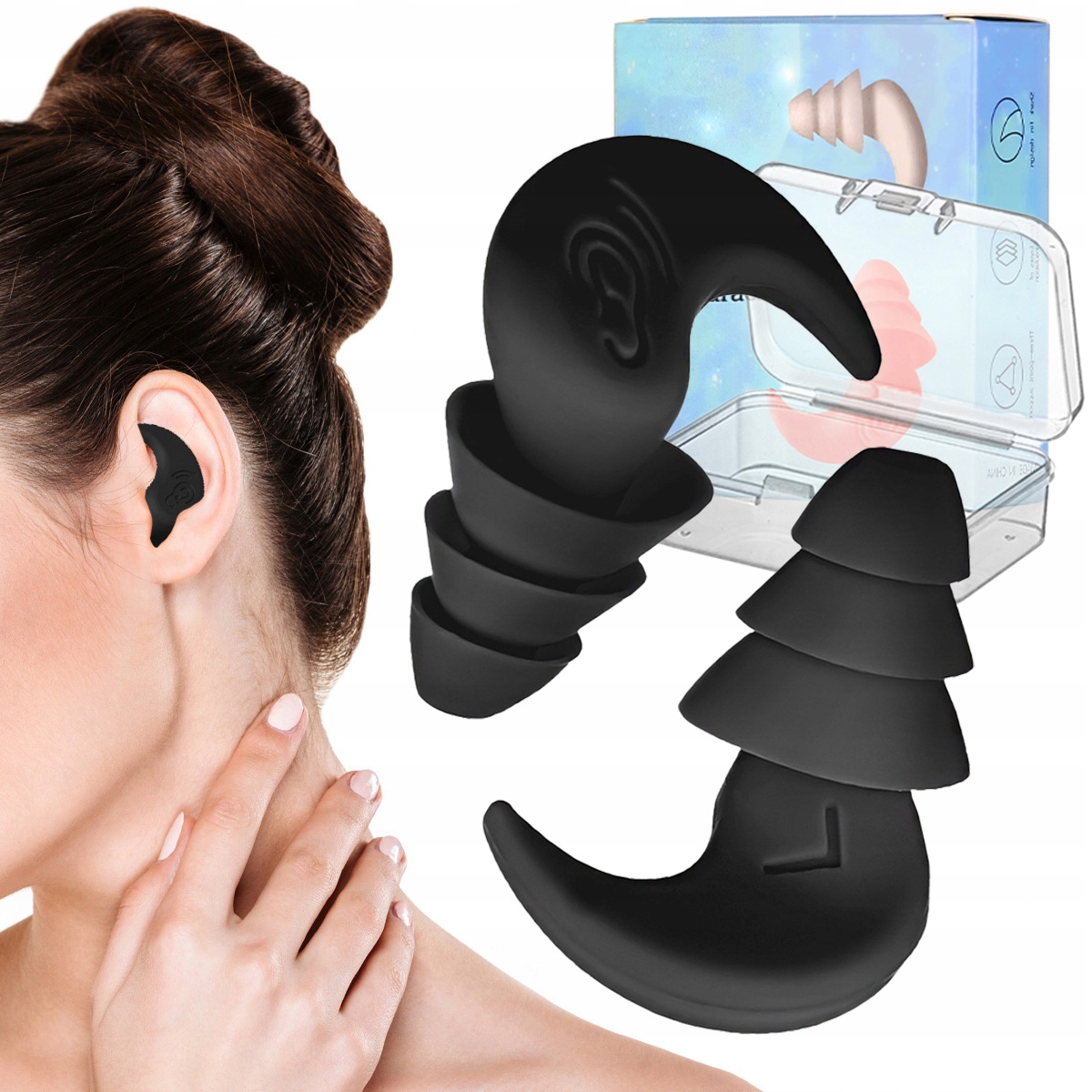 Silikonové špunty do uší