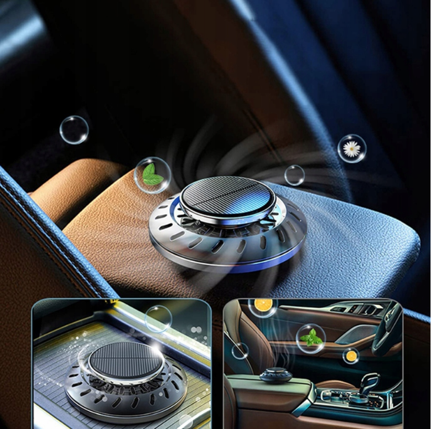 solární osvěžovač vzduchu do auta pro esenciální oleje