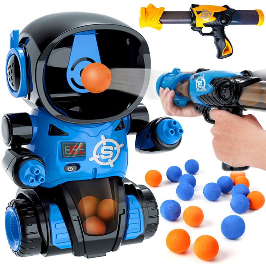 hladový robot - střelba na terč - arkádová hra