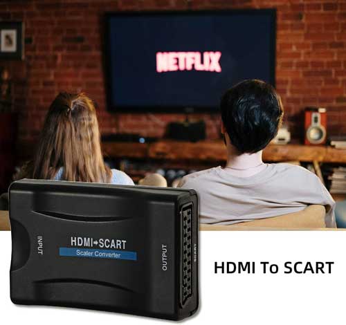 Redukce HDMI na scart - konvertor