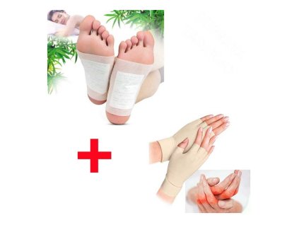 rukavice pro revmatiky + detoxikacni naplasti