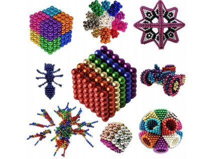 19533 5 dvojbaleni jedinecne magneticke kulicky 5mm