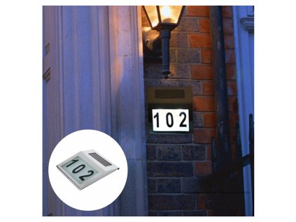 solární číslo domu