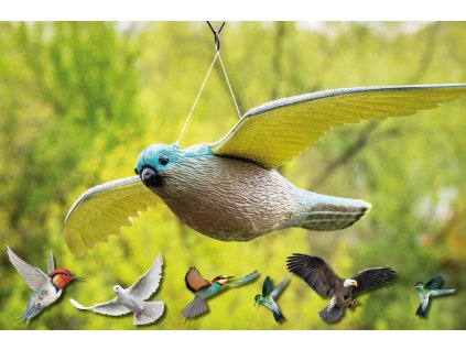 kvalitní plašič ptáků - maketa létající poštolky