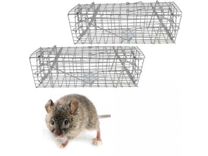 Účinná past na krysy a myši dvojbalení