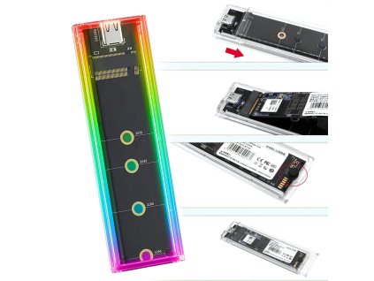 Kompaktní externí box pro SSD disk