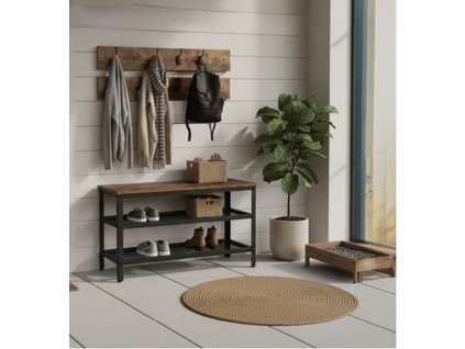 Botník s věšákem a lavičkou