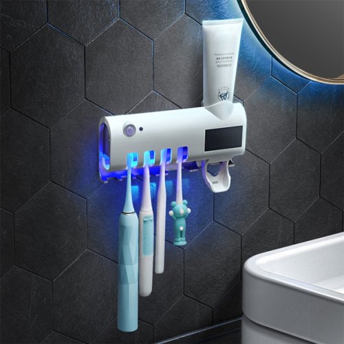 Deminas | UV sterilizátor zubních kartáčků a dávkovač zubní pasty