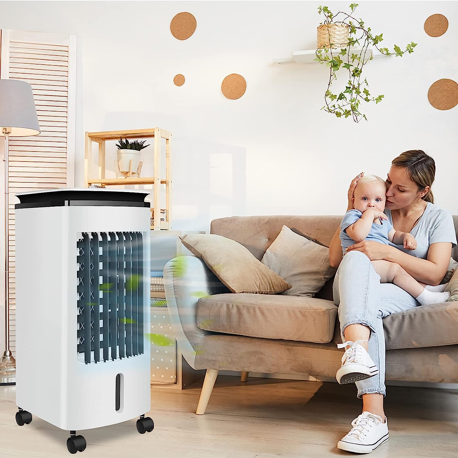 Deminas | Fantastická přenosná klimatizace, zvlhčovač vzduchu a čistička vzduchu 3v1