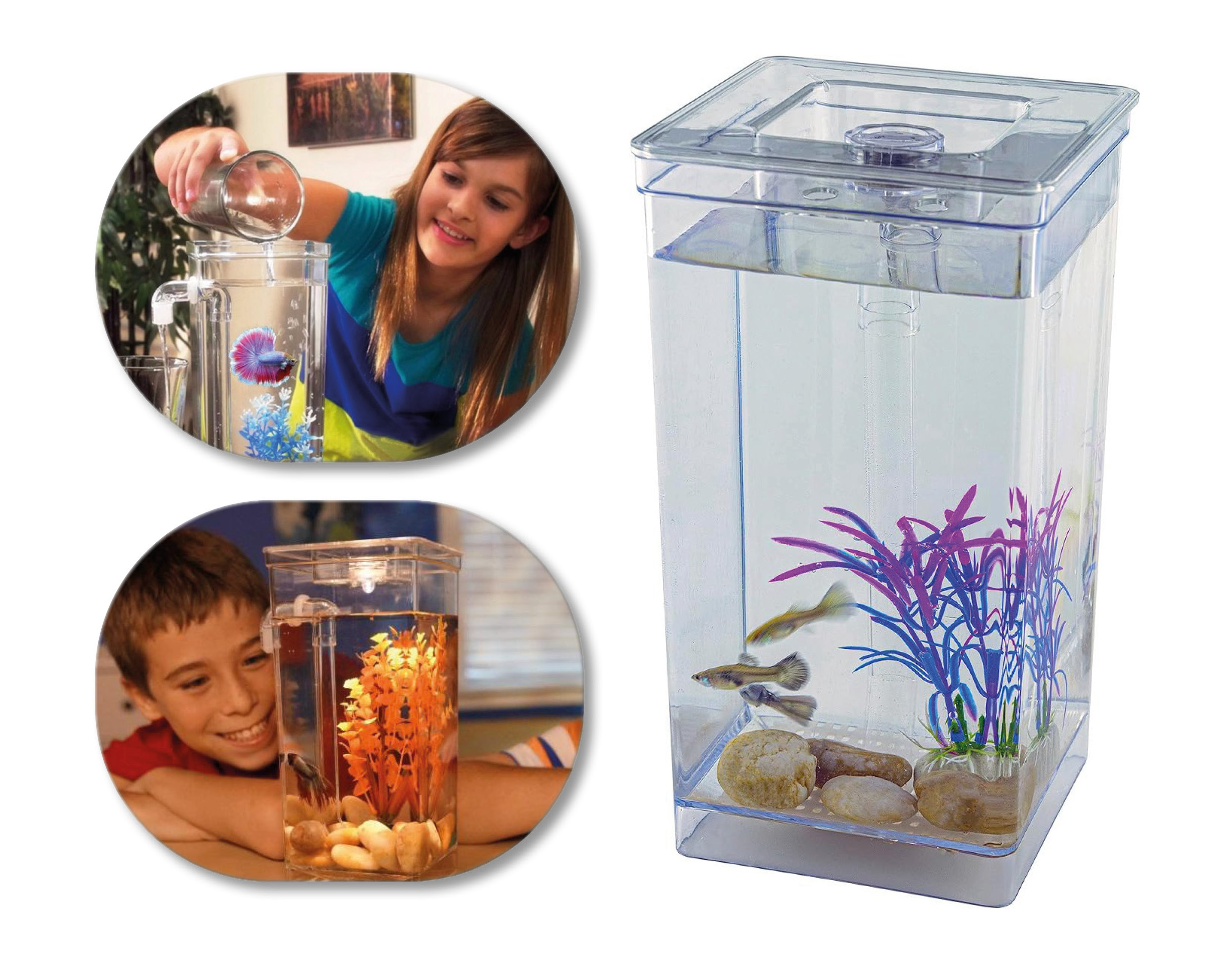 Deminas | Okouzlující dětské samočistící akvárium