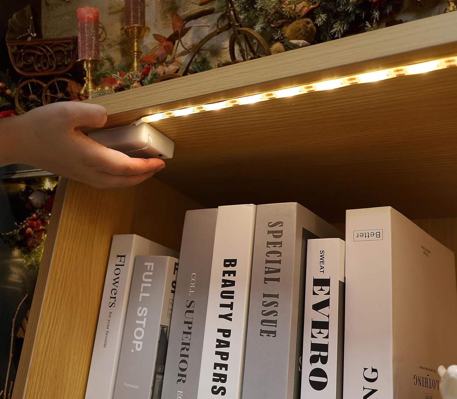 Okouzlující LED pás do interiéru na baterie – 1 metr