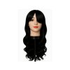 Kvalitní dámská paruka - černá 80 cm