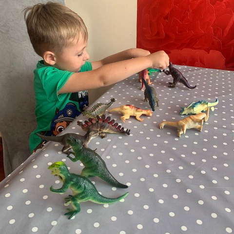 Φανταστικό σετ δεινοσαύρων