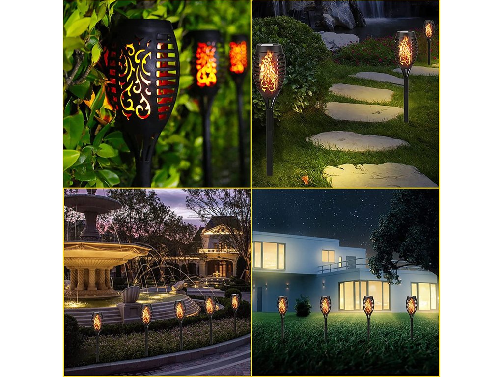 zapanjujuća solarna vrtna lampa