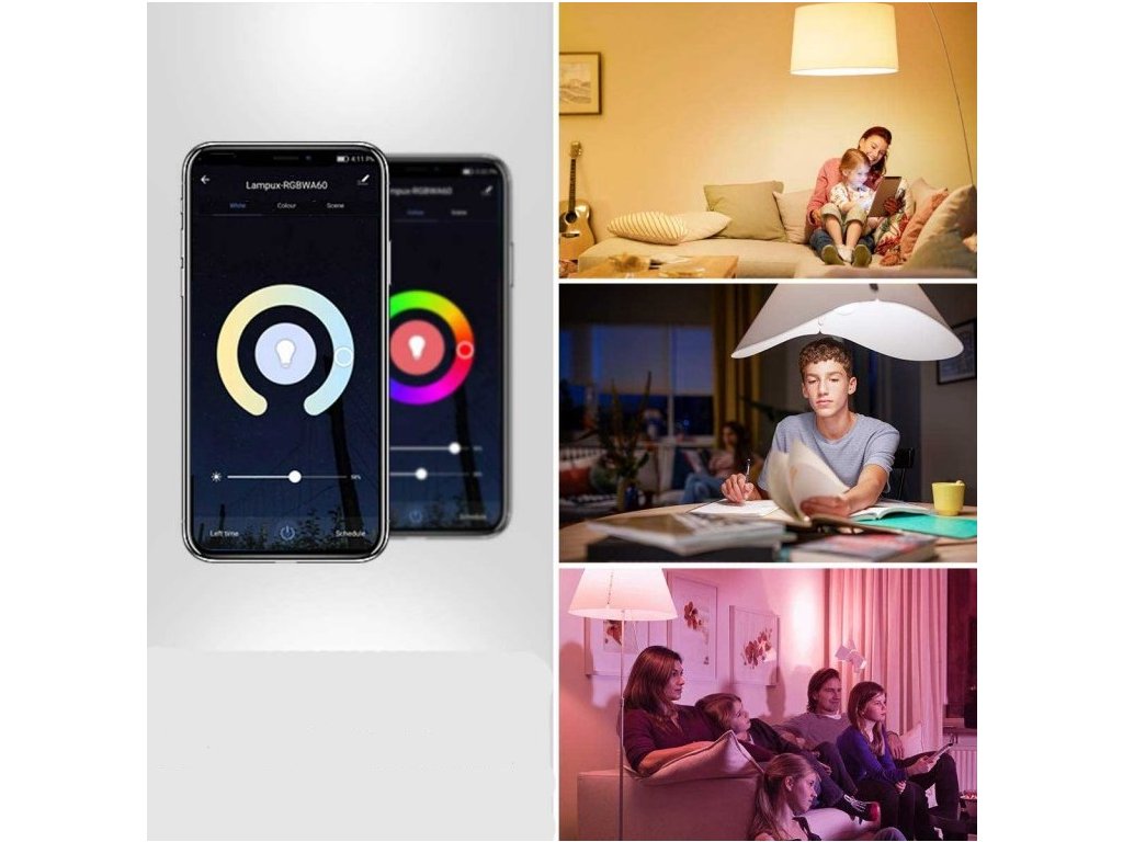 Inteligentna LED žarulja u boji s wi-fi kontrolom