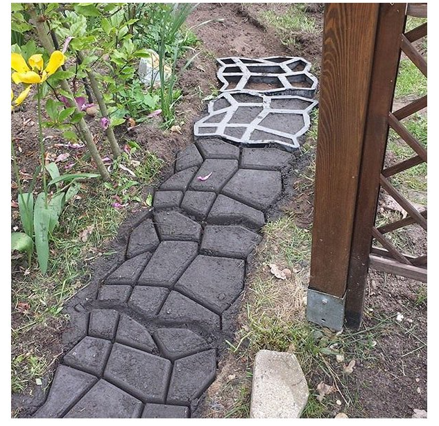 Kalup za betonske šetališta