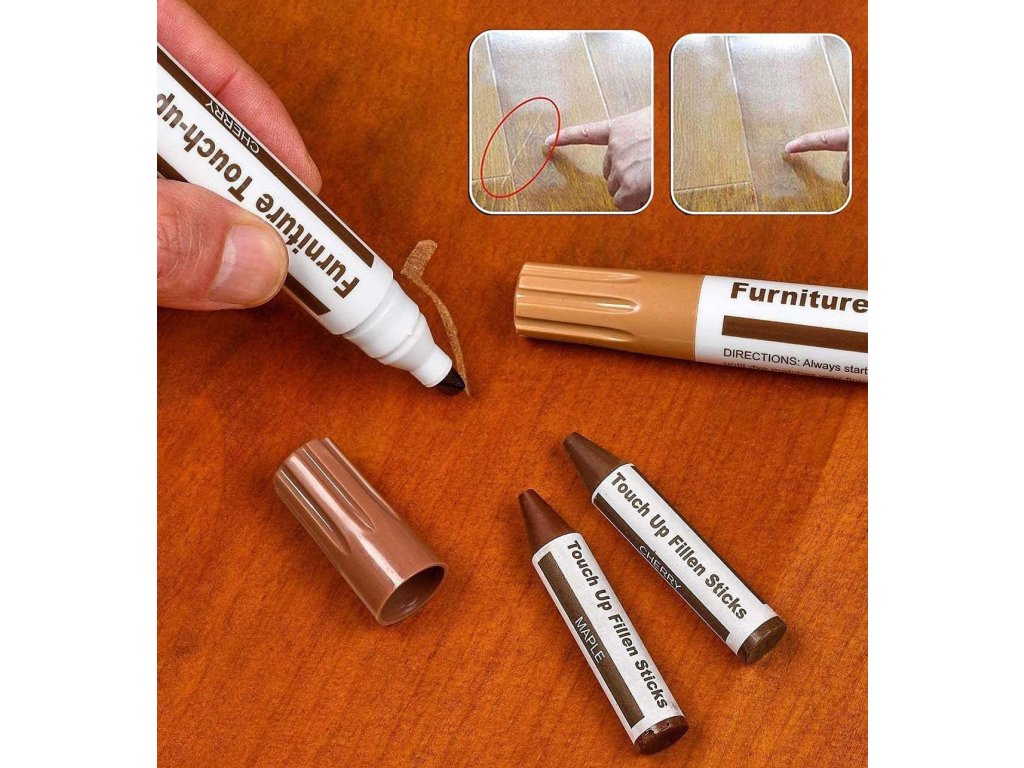 markeri za popravak i voskovi za namještaj