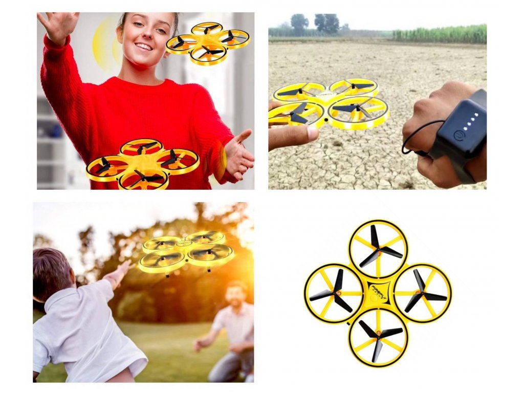 dron upravljan pokretom ruke