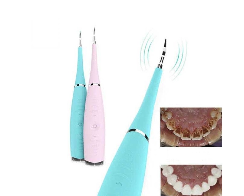 ultrazvučni čistač zubi ljubičasti