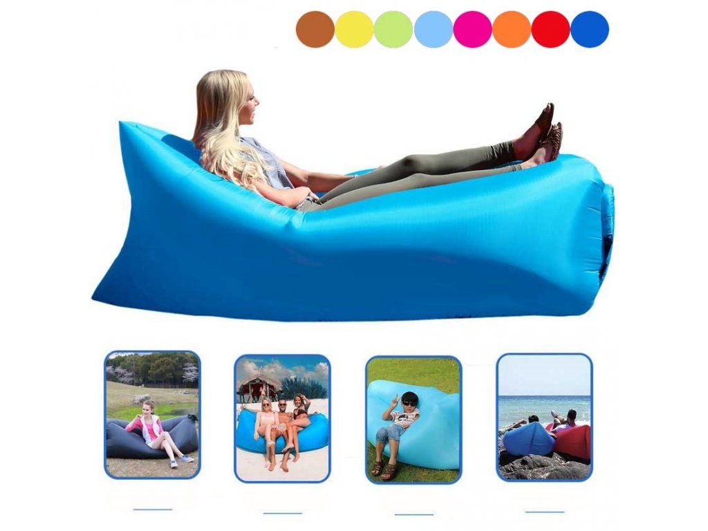 Kvalitetna Lazy bag - vreća na samonapuhavanje (Boja žuta)