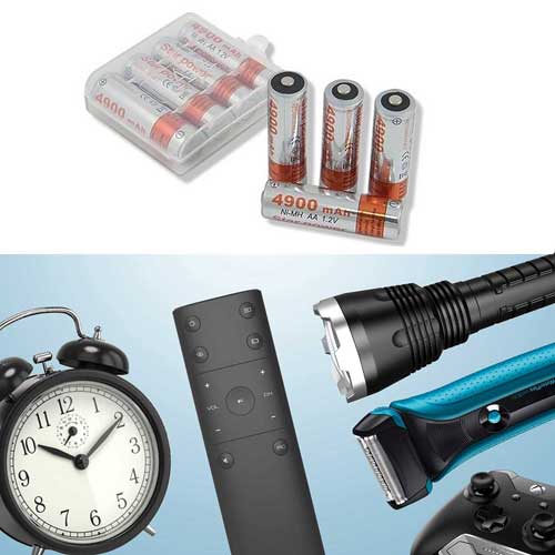 Premium AA punjive baterije - paket od 4