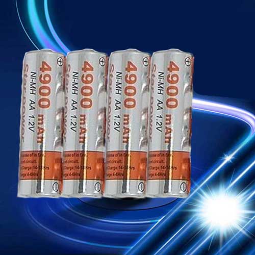 Premium AA punjive baterije - paket od 4