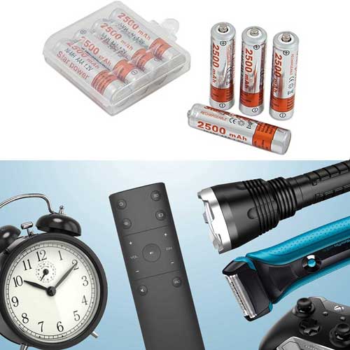 Premium AAA punjive baterije - paket od 4