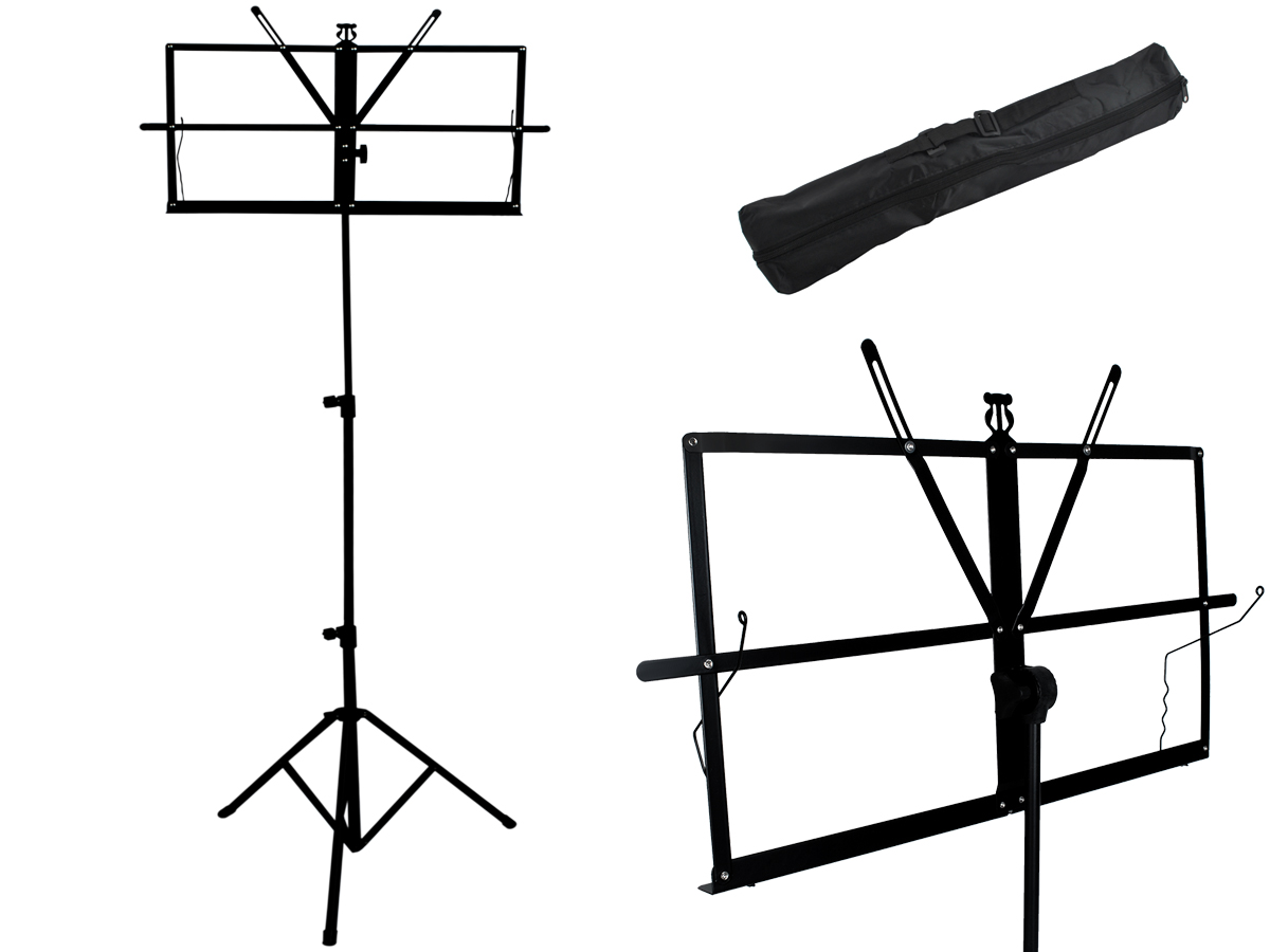 zadivljujući glazbeni stalak s koferom