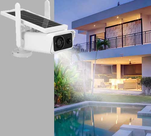 Snažna vanjska Wi-Fi kamera - solarna