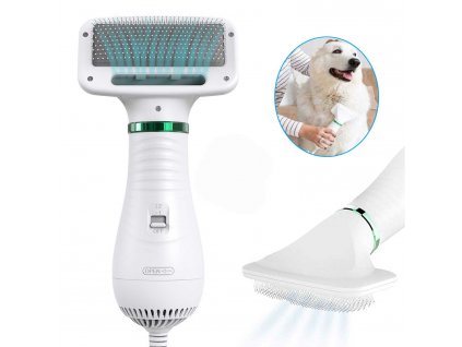 Praktični češalj i sušilo za kosu za pse 2 u 1