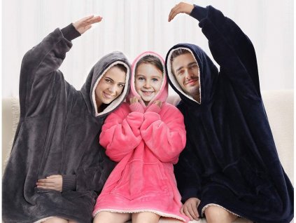 praktična topla TV majica i deka u jednom