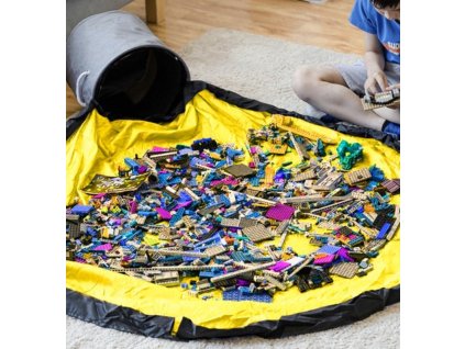 unikatna košara za igračke s podlogom 2 u 1