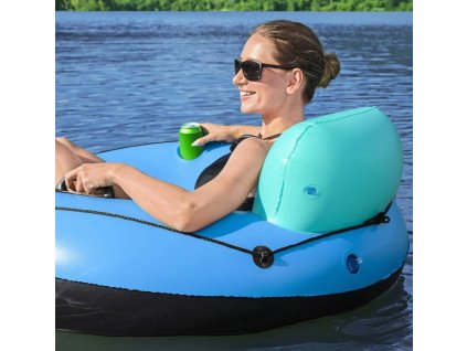 Udoban bicikl na napuhavanje s naslonom za leđa i držačem za piće