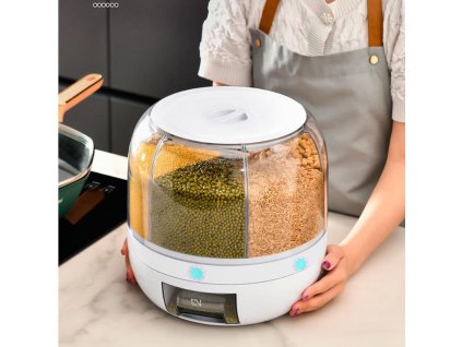 Praktični rotirajući organizator suhe hrane