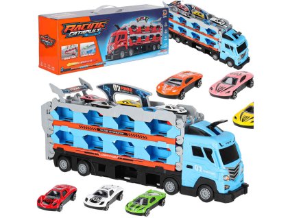 kamion s automobilima i stazom