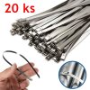 20 komada metalne trake za zatezanje od nehrđajućeg čelika