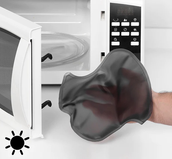 hatékony gél melegítés: hűsítő pakolás a térdre