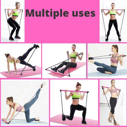praktikus pilates rúd tartozékkal