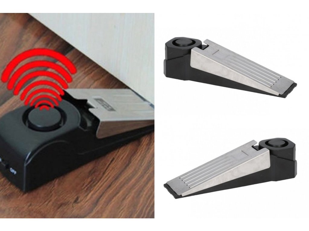 riasztóval megállni az ajtó alatt