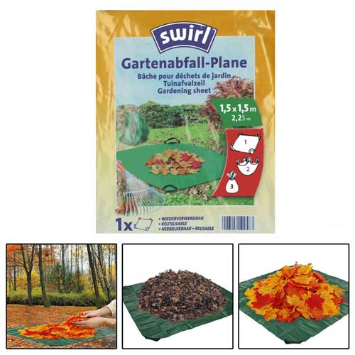 kerti hulladék számára ponyva