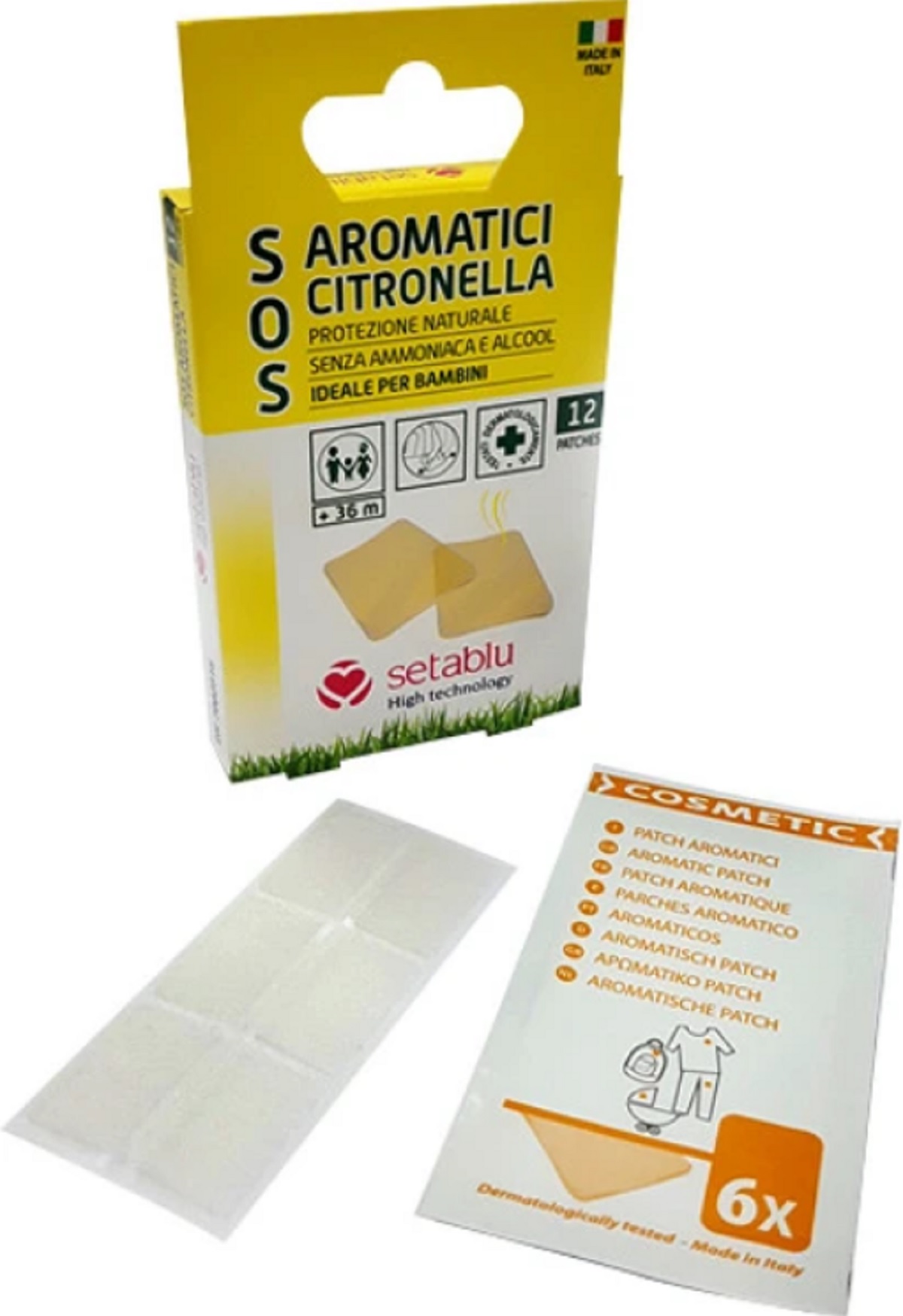 Szúnyogriasztó Citronella Tapaszok